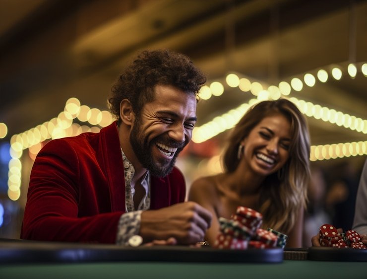 Dealer roulette live mpocasino menunjukkan roda dengan bola yang siap diputar